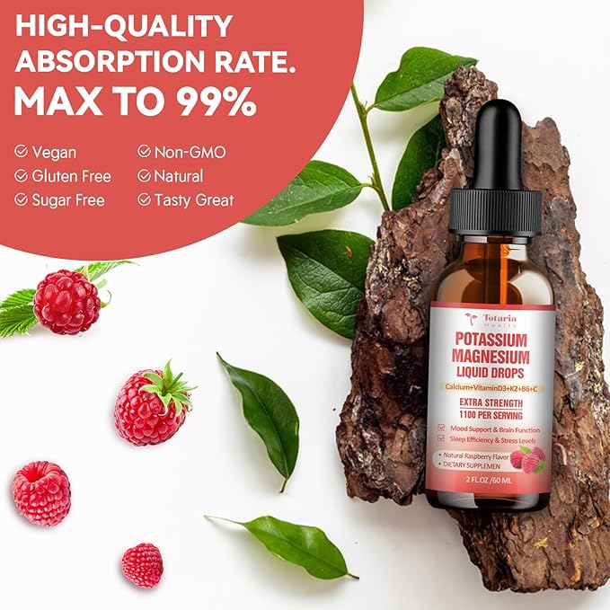 Potassium Magnesium Supplement Triple Complex Magnesium