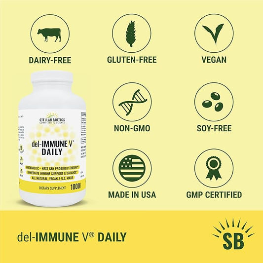 Del-Immune V® Daily by Stellar Biotics, (1000 Caps)