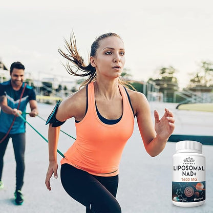 1600 mg Liposomal NAD Supplement, 98% Pure NAD+ Supplement, Superior Absorption, Alternative to Nicotinamide Riboside or NADH to Boost NAD+ for Aging Defense, Energy, Longevity, 120 Softgels