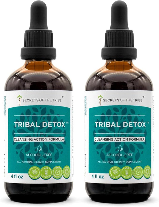 Tribal Detox Herbal Extract, Alcohol-Free Glycerite (2x4 FL