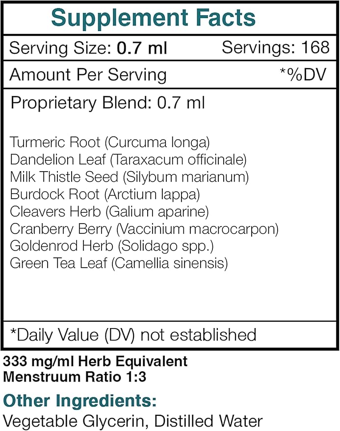 Tribal Detox Herbal Extract, Alcohol-Free Glycerite (2x4 FL