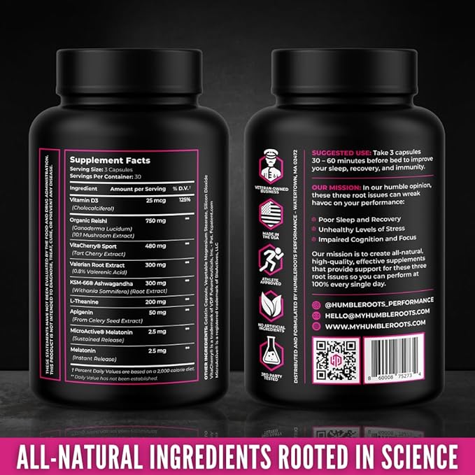 8-IN-1 All-Natural Sleep Aid Supplement D3