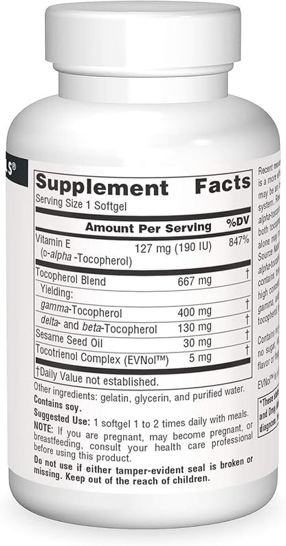 Source Naturals Gamma E 400-60 Softgels