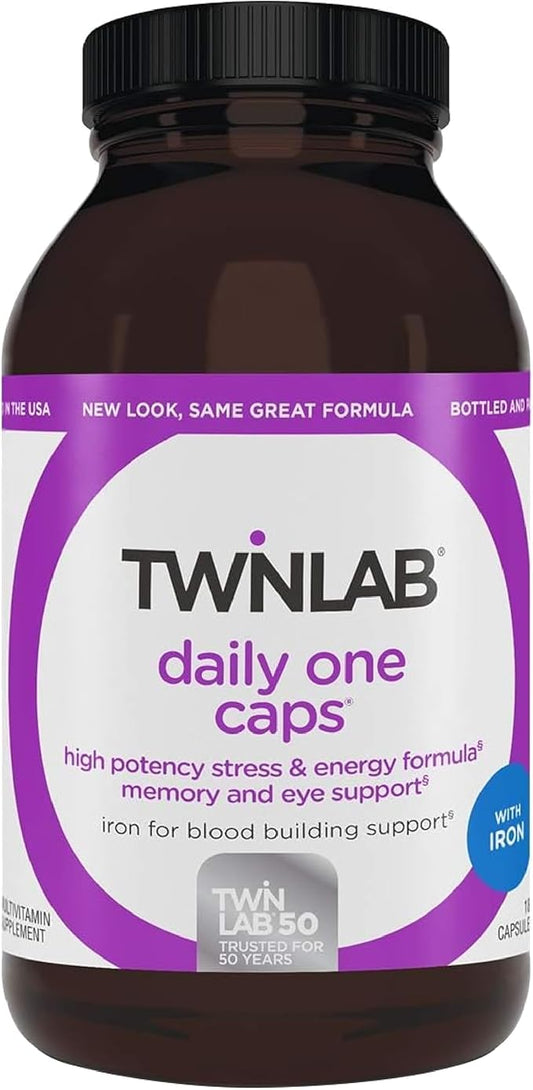 Twinlab Daily One Caps with Iron 180 Capsules