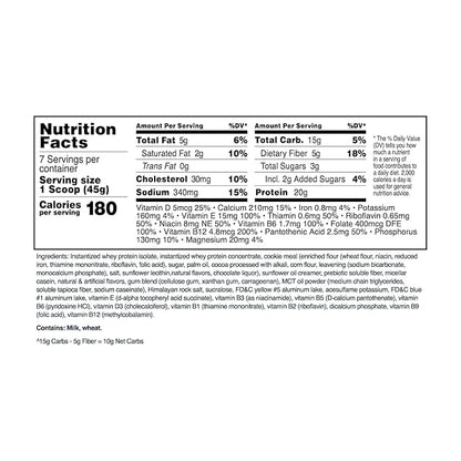 TransformHQ Meal Replacement Shake Powder 7 20G Protein
