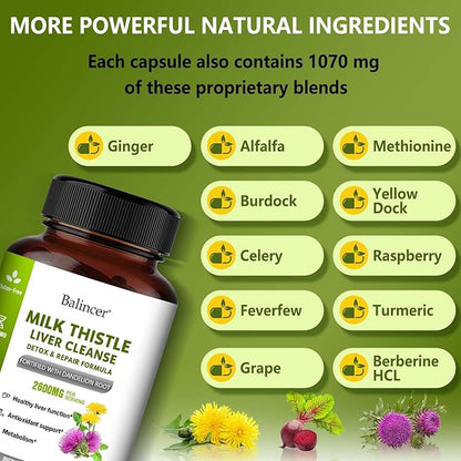 Milk Thistle Silymarin Marianum with Beet 120 Vegetarian