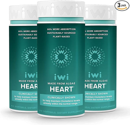 Iwi Life Heart Omega-3, 180 Softgels (90 Servings),