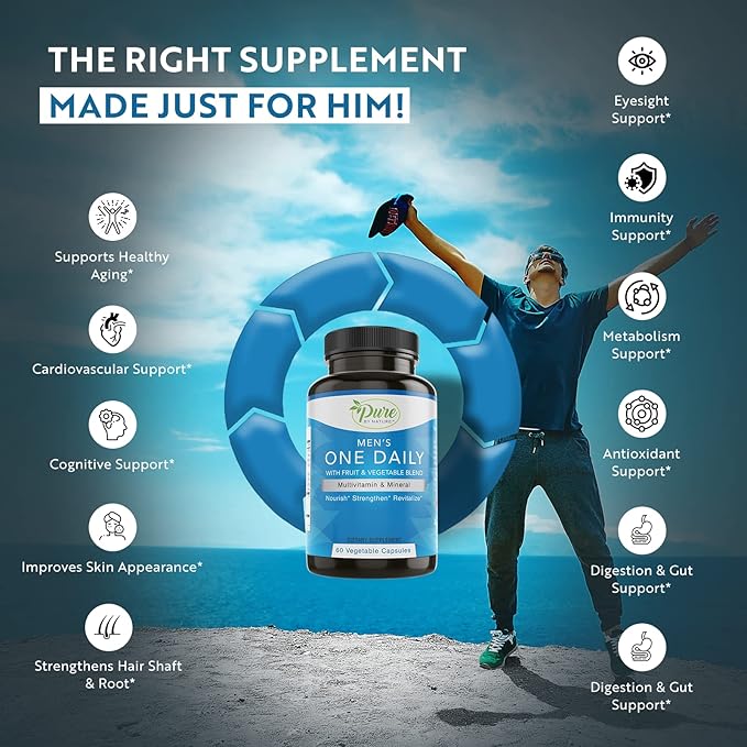 Pure By Nature One-Daily Multivitamin 60 Veggie