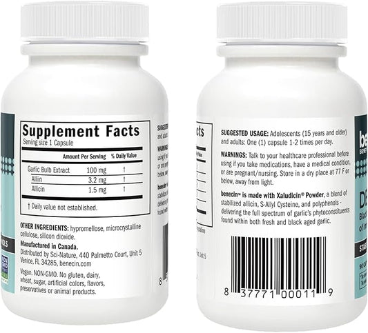 Defense 1500 mcg Stabilized Allicin per Capsule (90)