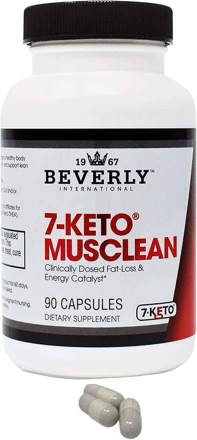 7-Keto Musclean. Lose up to 3X as Much Body Fat Without Losing Muscle Tone. Potent Thermogenic Diet Pill for Men & Women. Boost Fat-Burning Metabolism. Keto Diet - Reduce overeating. 90 caps
