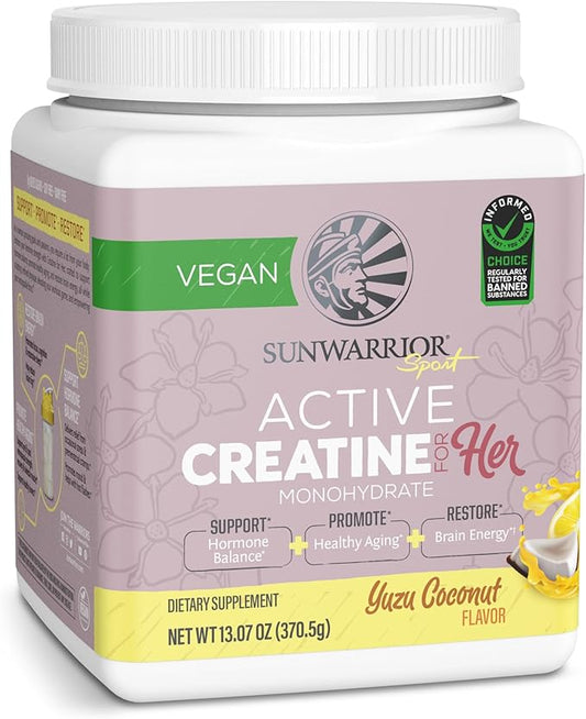 Sunwarrior Creatine Monohydrate Powder for Women 300g Tub (50 Serve)