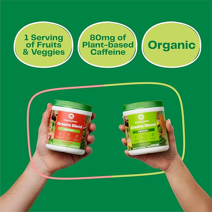 Amazing Grass Green Superfood Energy: Greens 100 Servings
