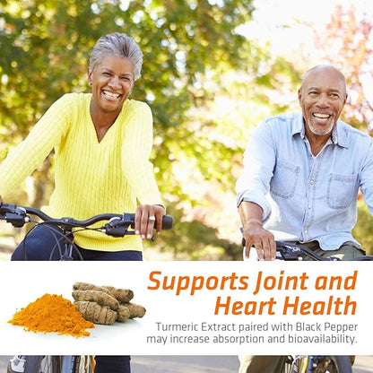 Turmeric Curcumin with BioPerine, Ginger & 95% Curcuminoids 2000mg Black 120 Capsules