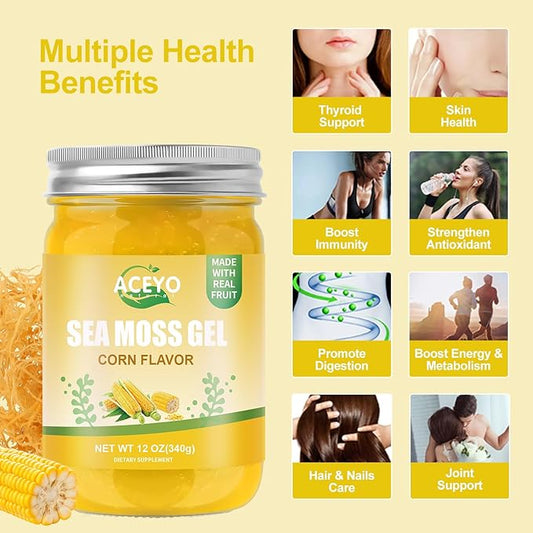 (12 OZ) Irish Sea Moss Gel 102 Vitamins