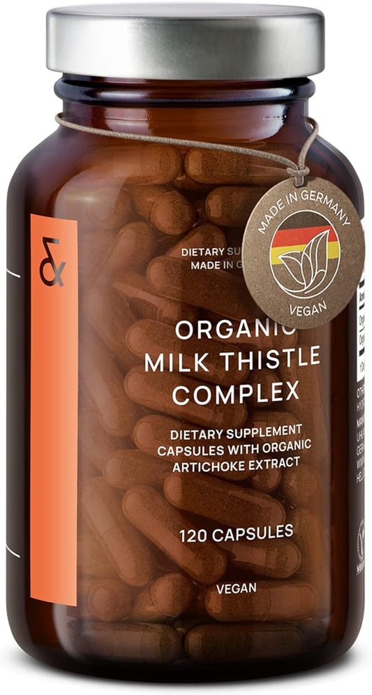 CLAV Organic Milk Thistle & Artichoke 120 Capsules (60 Days
