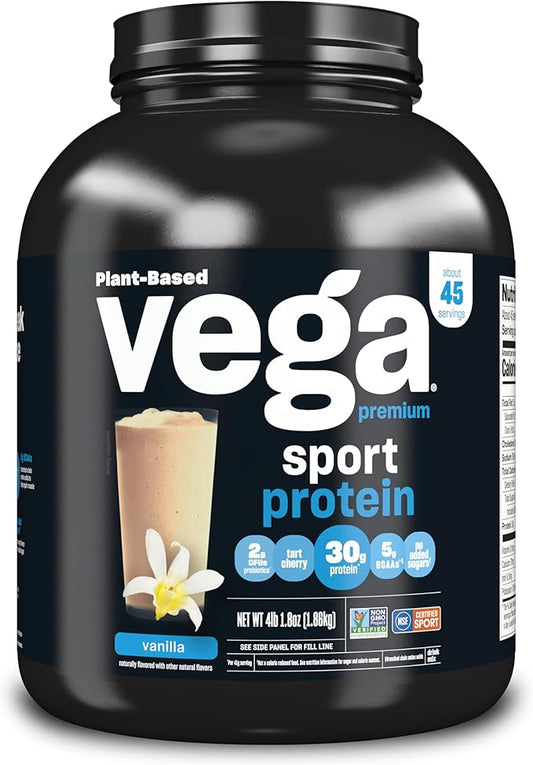Vega Premium Sport Protein Vanilla Protein 4lb 1.8 1.8 oz