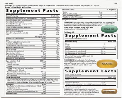 GNC Women's Whole Body Vitapak 7 Step Omega-3, Calcium 30 Count