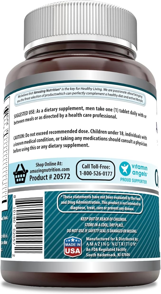 Amazing Formulas Men's One Multiple 150 Tablets 25 Million