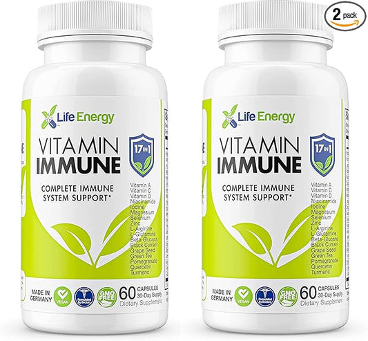 17 in 1 Immune Support Supplement | Immune Boost with Vitamin C, Vitamin D, Vitamin A, Zinc, Quercetin, Turmeric, Green Tea, Selenium | Daily Immunity Support Supplement for Adults - 60 Count (2)