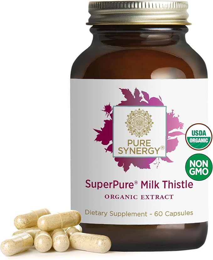 PURE SYNERGY SuperPure Milk Thistle Extract (60 Capsules)