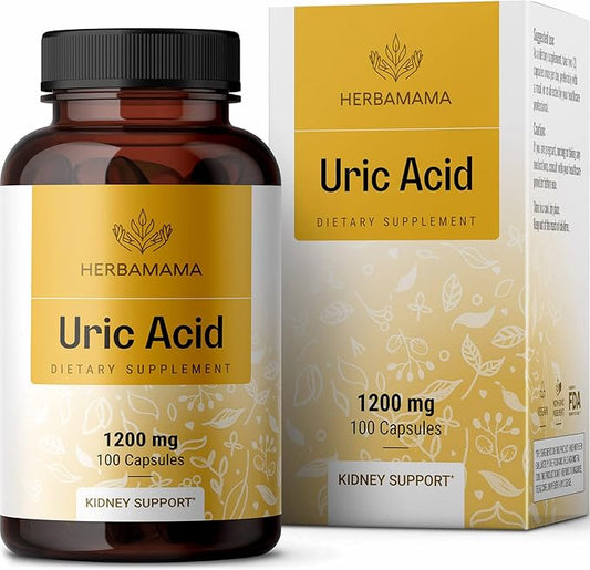 Uric Acid Support Capsules 1200 mg, 100 Capsules