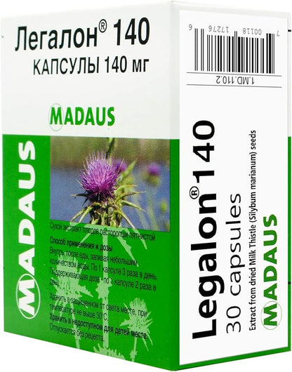 30 capsules 140mg (Milk Thistle Extract)