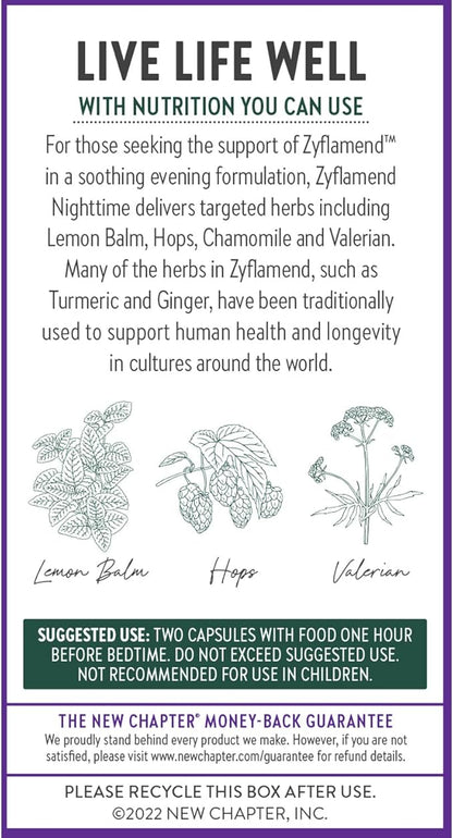 New Chapter Sleep Aid – Zyflamend 60 Count