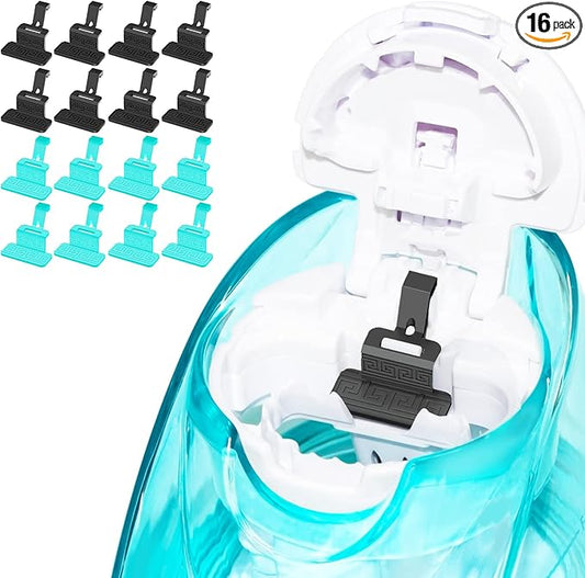 FireAnt Silicone Saline Pods Refills Accessories 16 Pack 8 + 8 Packs)
