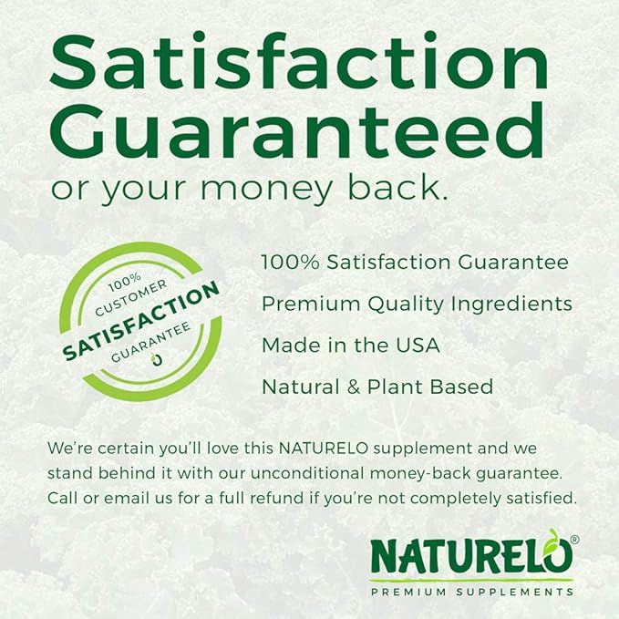 NATURELO Mens Multivitamins for Men 50+ 60 Vegetarian