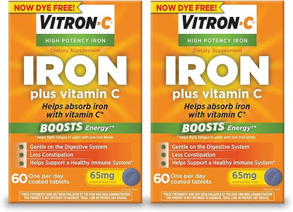 Vitron-C Iron Plus Vitamin C Tablets 50+ Multivitamin