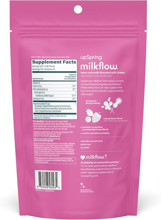 UpSpring Lactation Supplement for Breastfeeding, Lactation (28 Count)