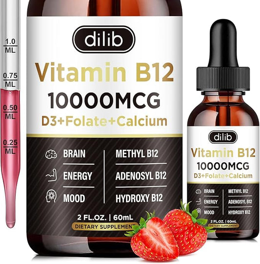 Vitamin B12 Complex 10000 mcg B-12 Drops