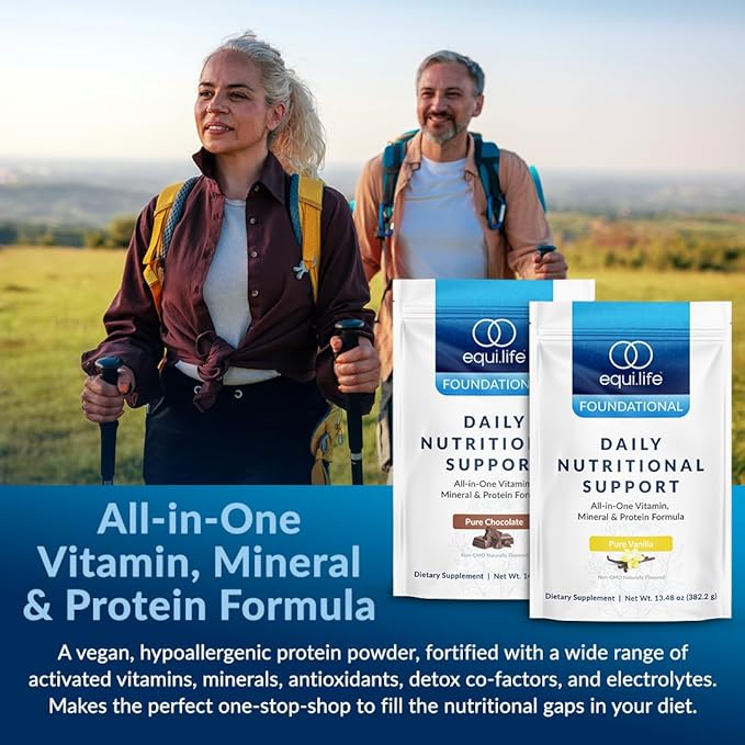 Equilife - Daily Nutritional Support, Organic Chocolate,14 Servings