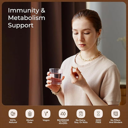 Berberine Supplement with Ceylon Cinnamon 1500mg: 5X with