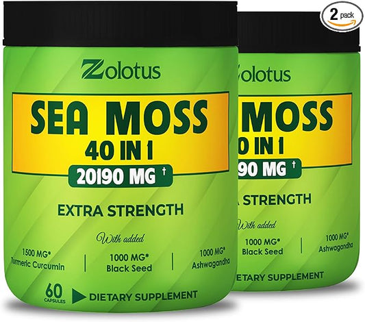 Zolotus (2 Packs 60 Capsules 20190mg 40 in 1, with