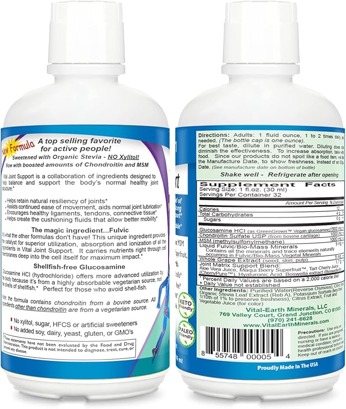 Vital Earth Joint Support Supplement 32 Fl 2)