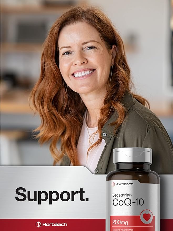Horbäach CoQ10 Capsules 200mg | 60 Count