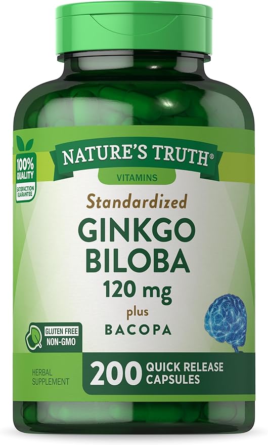 Nature's Truth Ginkgo Biloba 120mg 200 Quick