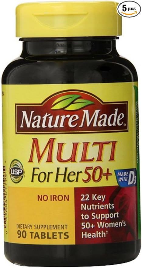 Nature Made Multi for Her 50+ 90 ea 5)