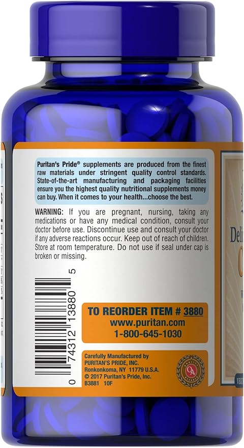 Puritan's Pride Chewable Vitamin C-500 Mg 90 Count