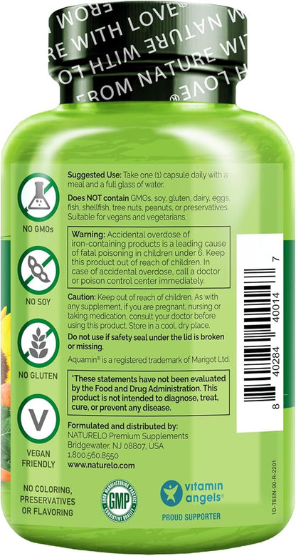 NATURELO One Daily Multivitamin for Teens 90 Capsules