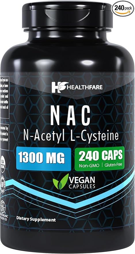 N-Acetyl L-Cysteine (NAC) 1300mg | 240 Capsules
