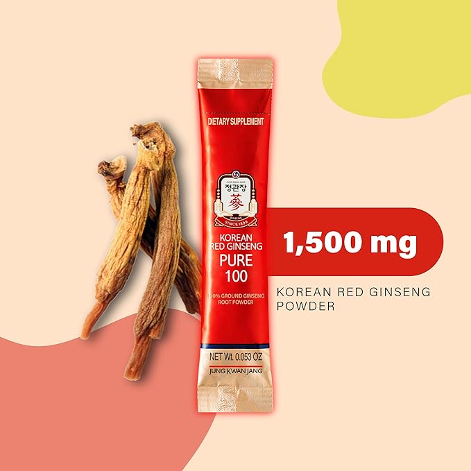 JungKwanJang Pure 100 Korean Red Ginseng 28 Count