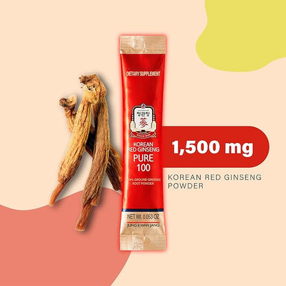 JungKwanJang Pure 100 Korean Red Ginseng 28 Count
