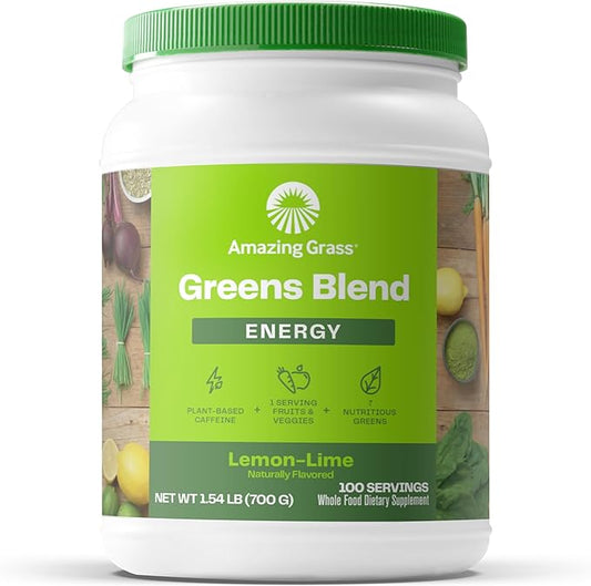 Amazing Grass Green Superfood Energy: Greens 100 Servings