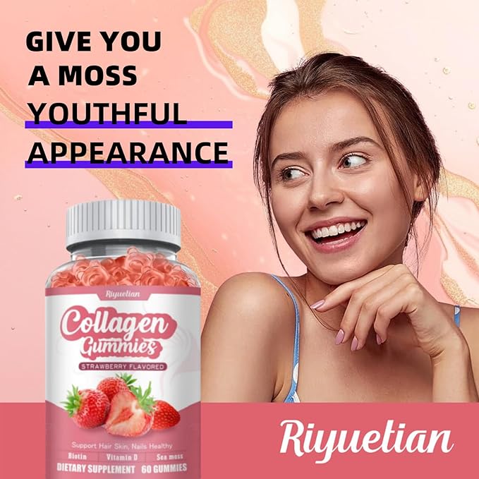 Collagen Gummies with Vitamin C, Zinc 60 Gummies