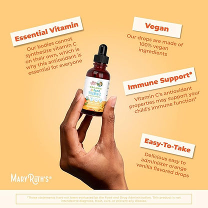 MaryRuth Organics Infant Vitamin C Drops, 6-12 Months, 30 Servings