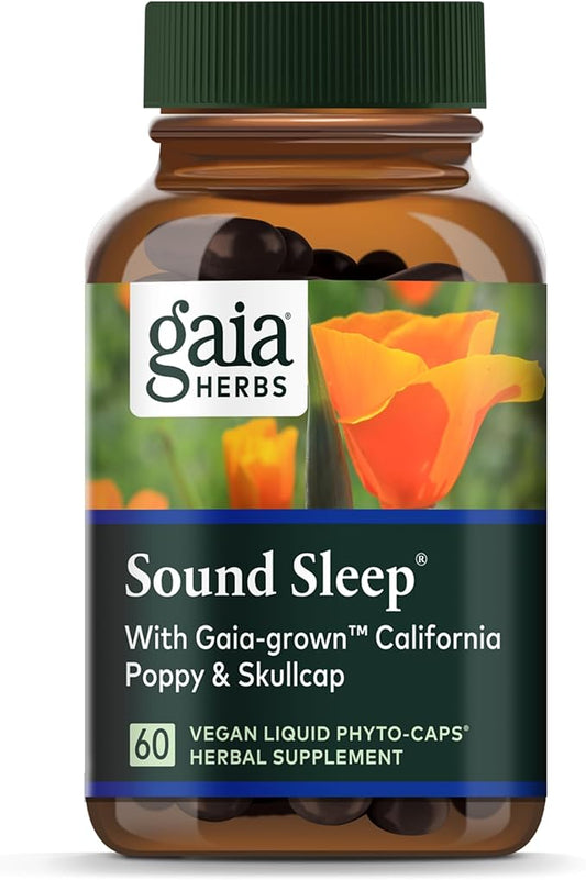 Gaia Herbs Sound Sleep 60 Vegan (20-Day Supply)