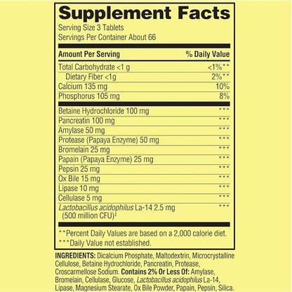 Spring Valley® Probiotic Multi-Enzyme Digestive Formula 200 ct. 400 ct (1) Collagen 30 Capsules