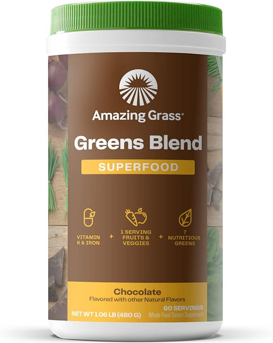Amazing Grass Greens Superfood Powder: Greens 60 Servings